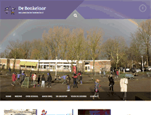 Tablet Screenshot of debonkelaar.nl